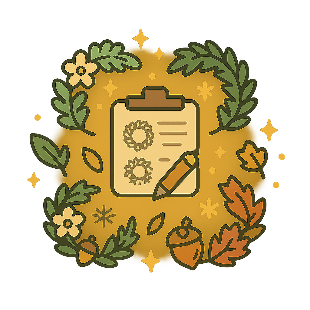 Seasonal Wreath Design Notes