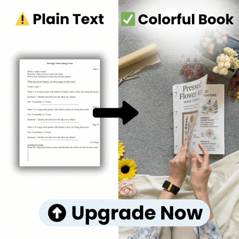 Upgrade To 1000+ Colorful Notes