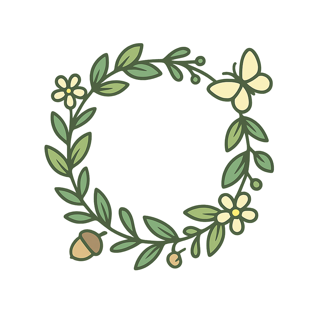 Nature-Inspired Wreath Notes