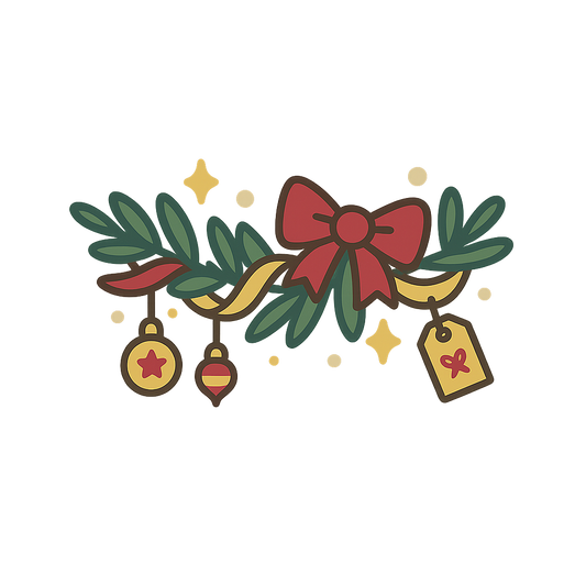 Gift-Wrap Garland Accents